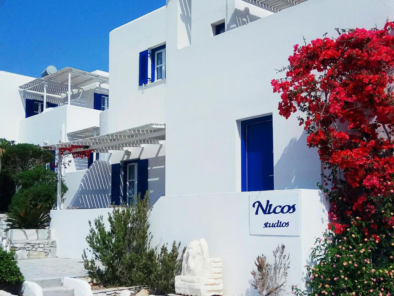 Nicos Studios & Apartments Logaras Dış mekan fotoğraf