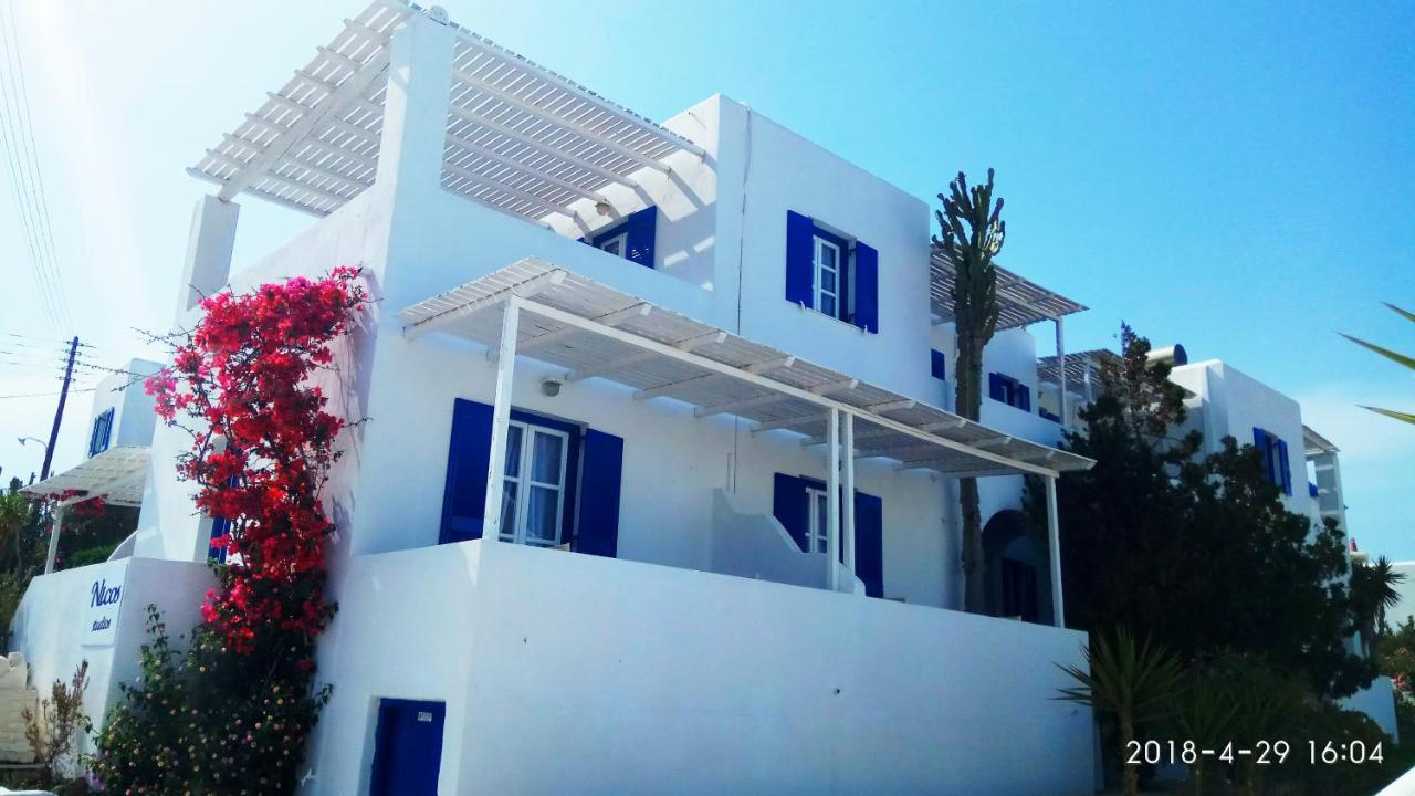 Nicos Studios & Apartments Logaras Dış mekan fotoğraf