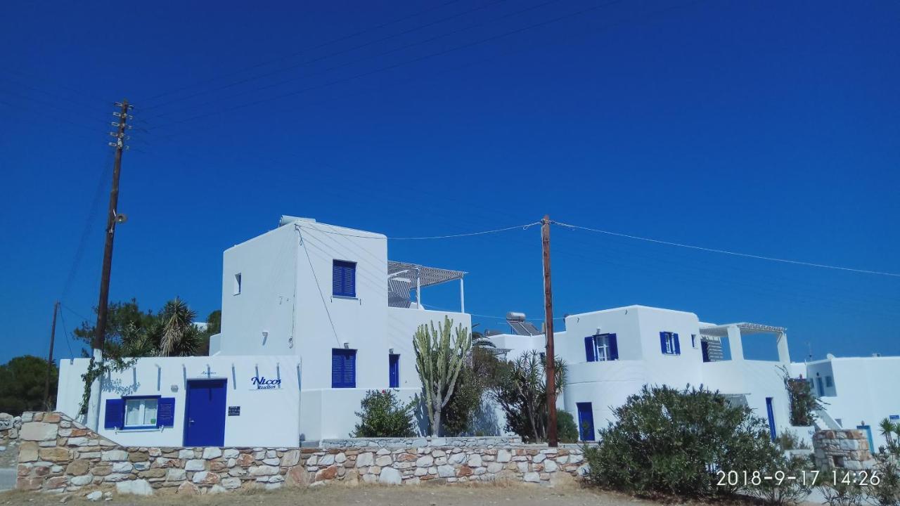 Nicos Studios & Apartments Logaras Dış mekan fotoğraf